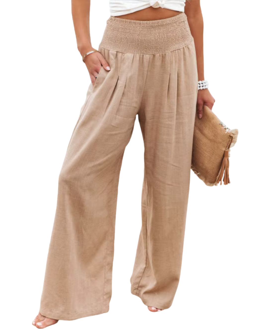 Nuvola Pants™ – Pantaloni leggeri a vita alta, morbidi come una nuvola