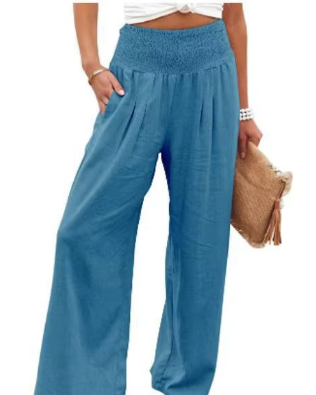 Nuvola Pants™ – Pantaloni leggeri a vita alta, morbidi come una nuvola